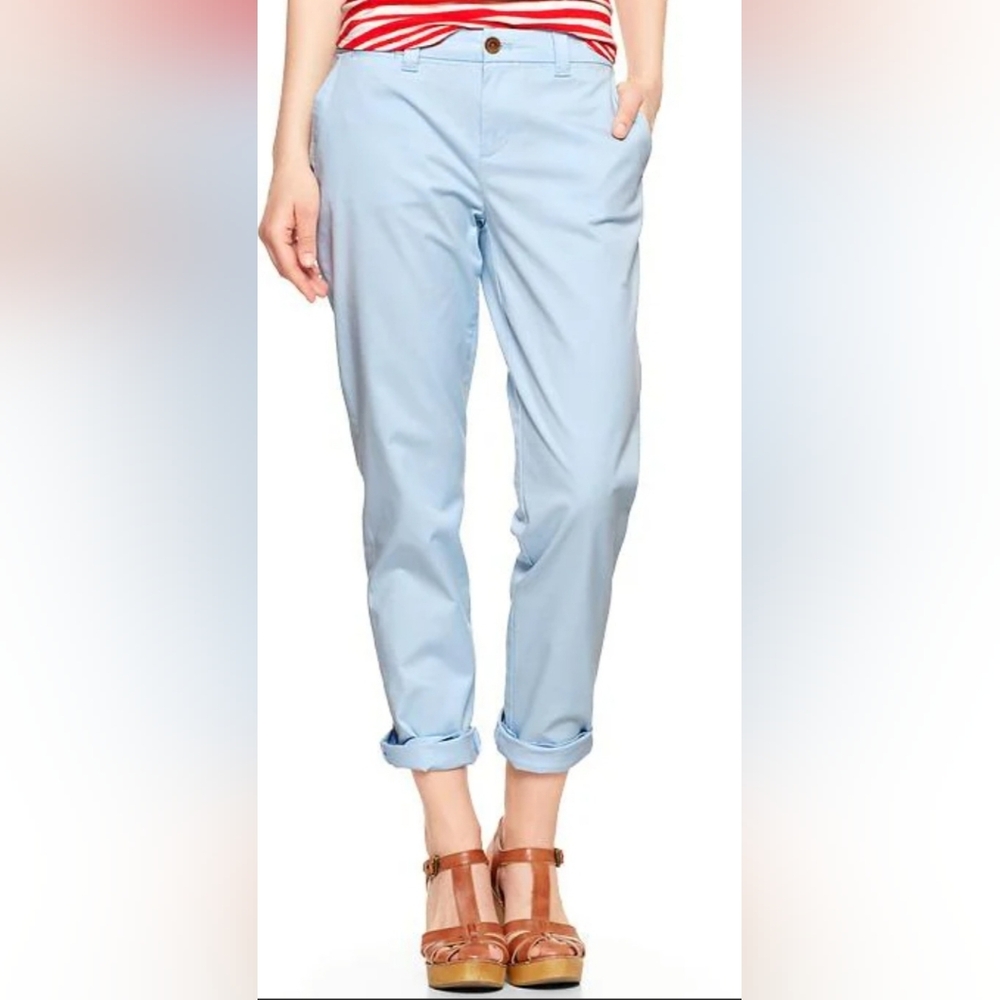 GAP Bi-Coastal Blue, Broke In Straight Khakis